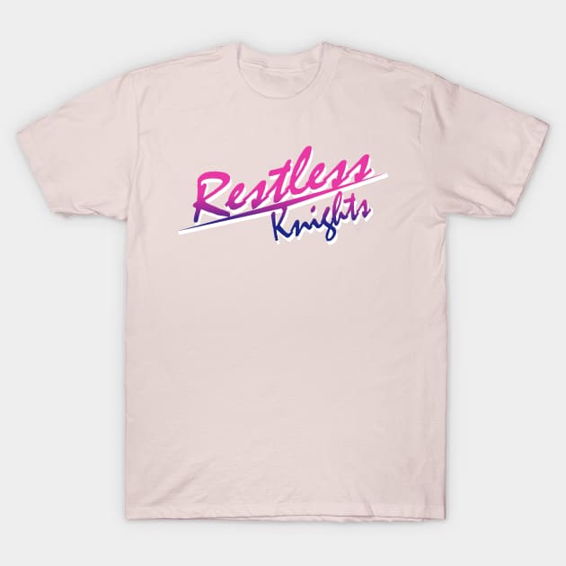 Restless Knights V4 Faded Logo T-Shirt by Jsaviour84